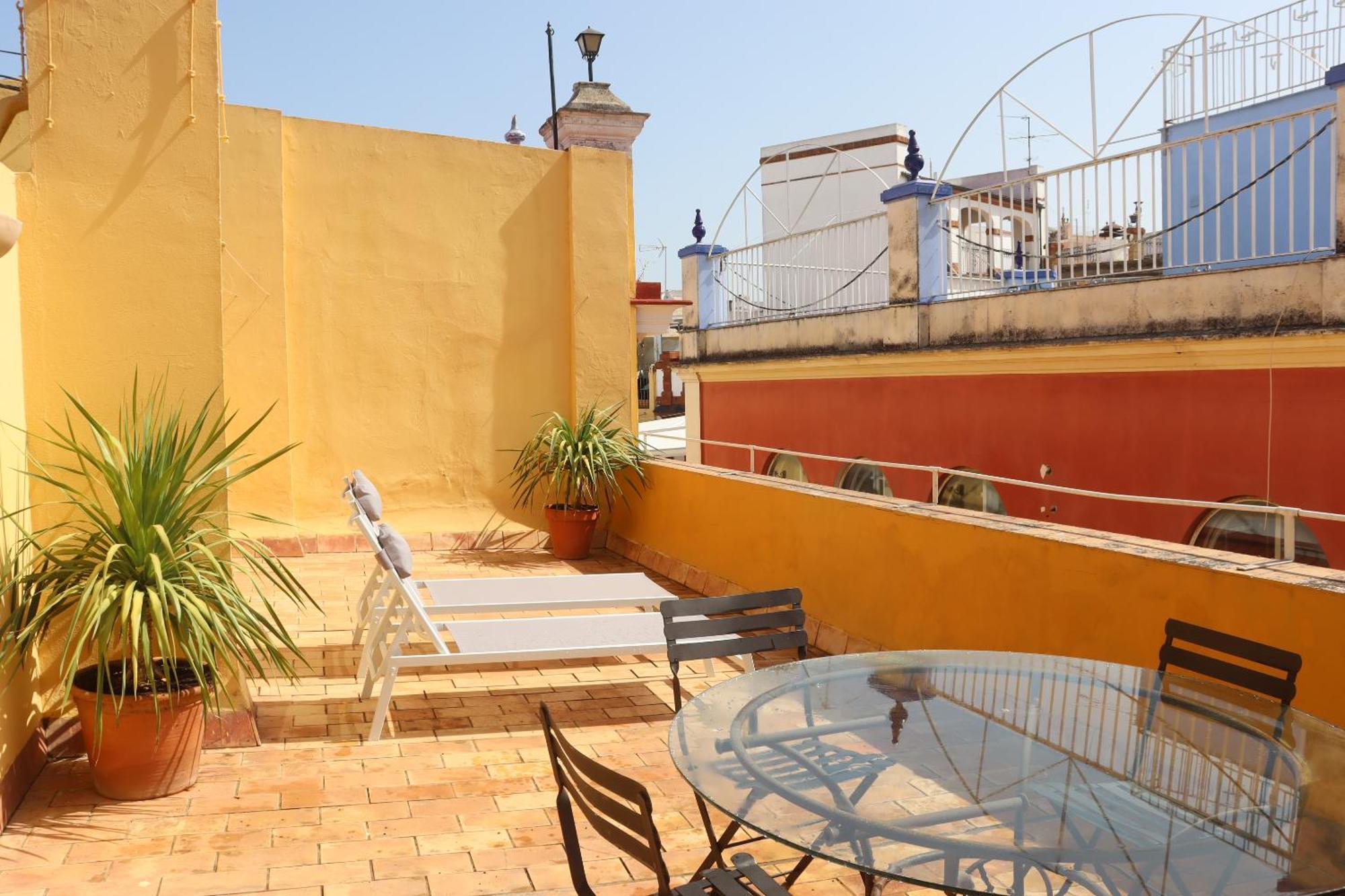 Fantastico Duplex Catedral, Terraza Privada Apartman Sevilla Kültér fotó